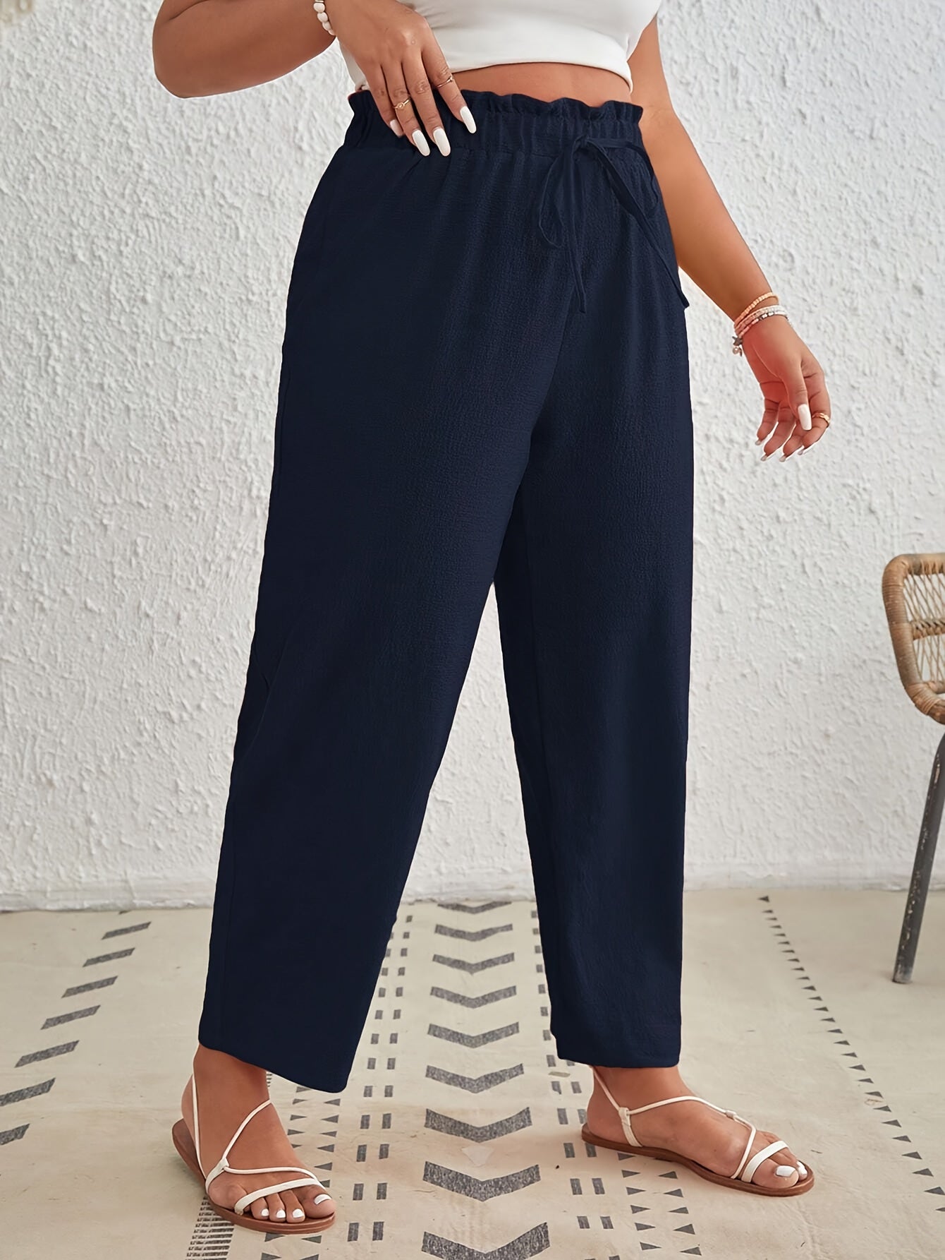 Pantalón RelaxFit Navy - Tallas Grandes